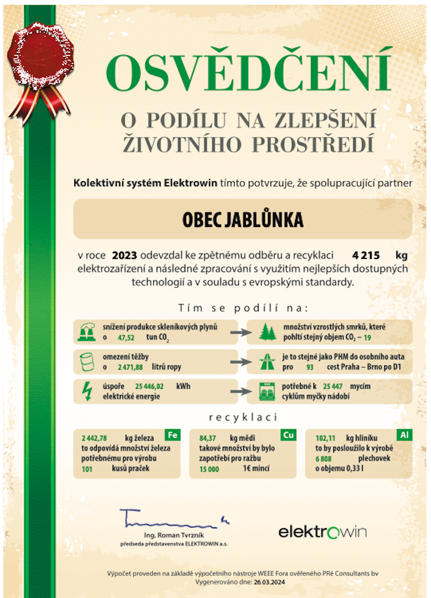 Osvědčení
